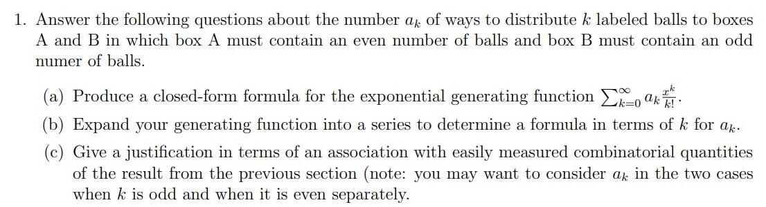 1. Answer the following questions about the number ak | Chegg.com