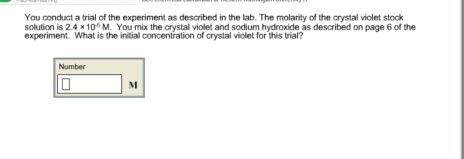 Solved You conduct a trial of the experiment as described in | Chegg.com