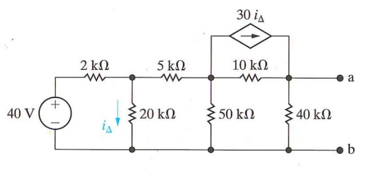 Solved Find the equivalent resistance of thevenin according | Chegg.com