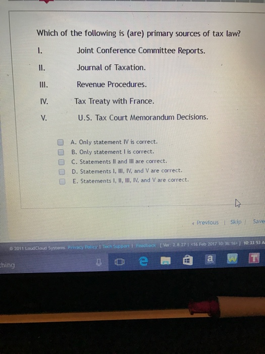 Solved Which of the following is (are) primary sources of