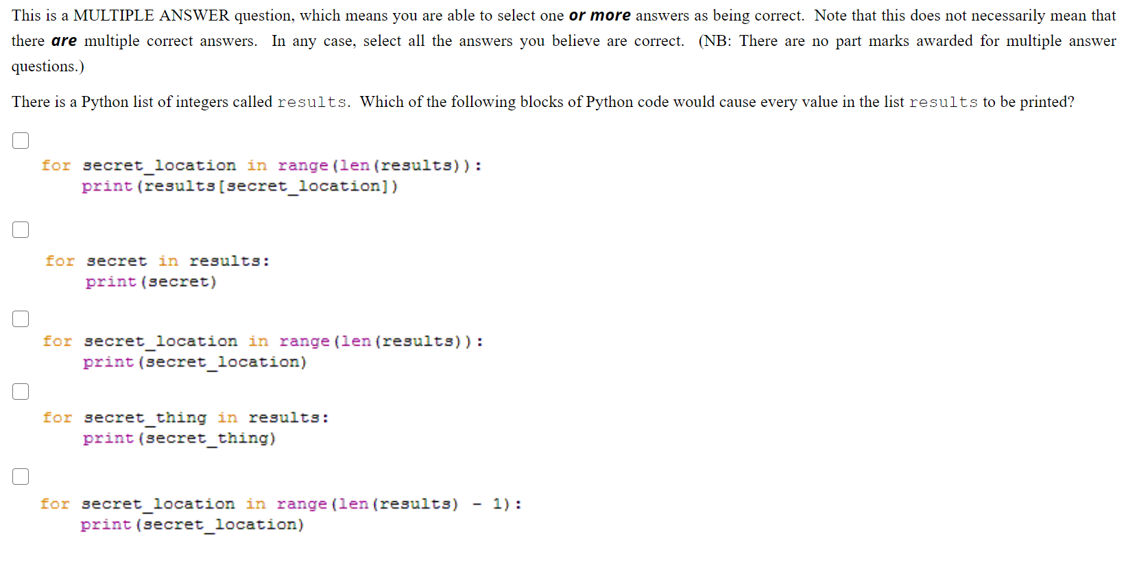 Solved This is a MULTIPLE ANSWER question, which means you | Chegg.com