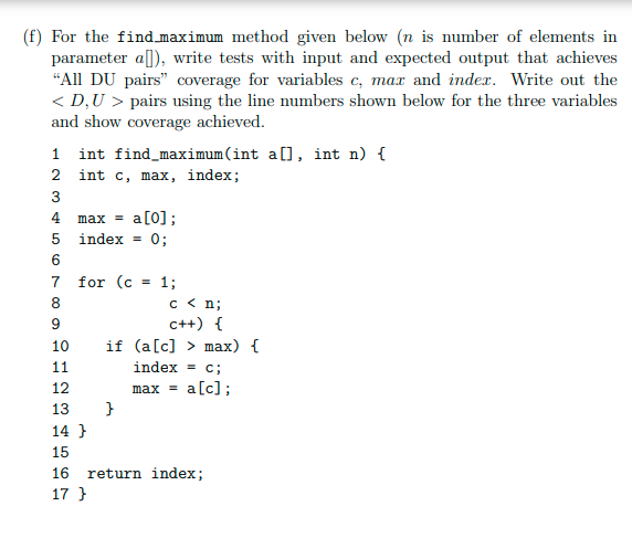 Solved Exercise in Software testing : (a) Draw the | Chegg.com