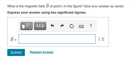 Solved Part A What is the magnetic field B at point a in the | Chegg.com