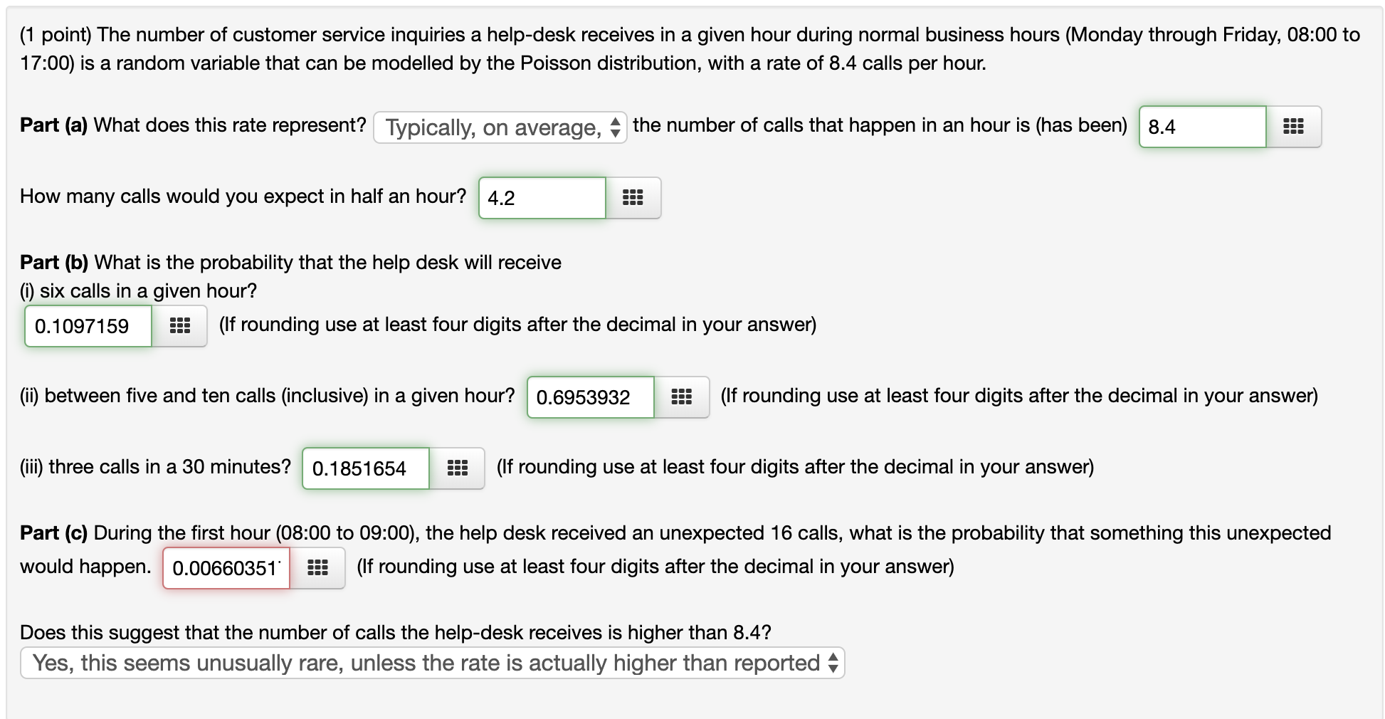 Solved I Got Part C Wrong Any Idea How To Solve It Chegg Com