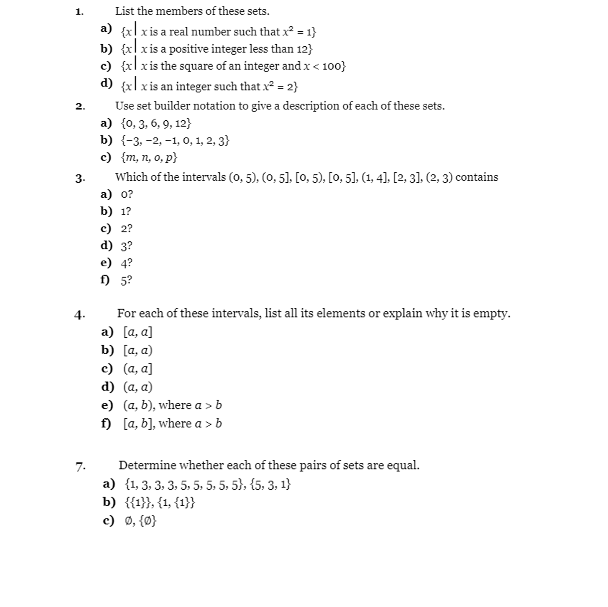 Solved 29. Draw the Venn diagrams for each of these | Chegg.com