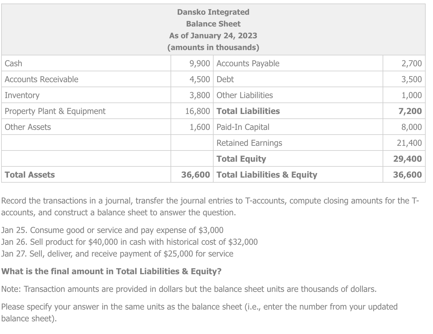 Solved Record the transactions in a journal transfer the Chegg com