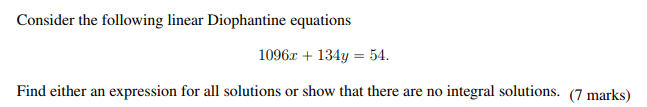 solved-consider-the-following-linear-diophantine-equations-chegg