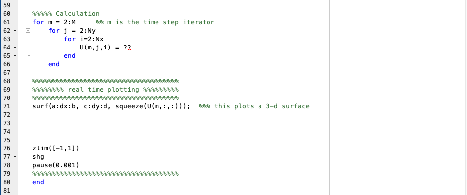 Write A Code To Simulation 2 D Heat Equation Uy Kau Chegg Com