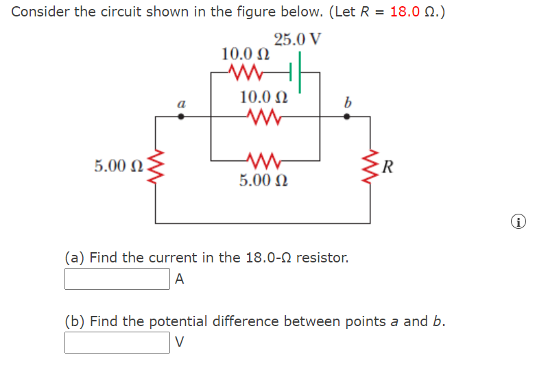 Solved Consider The Circuit Shown In The Figure Below. (Let | Chegg.com