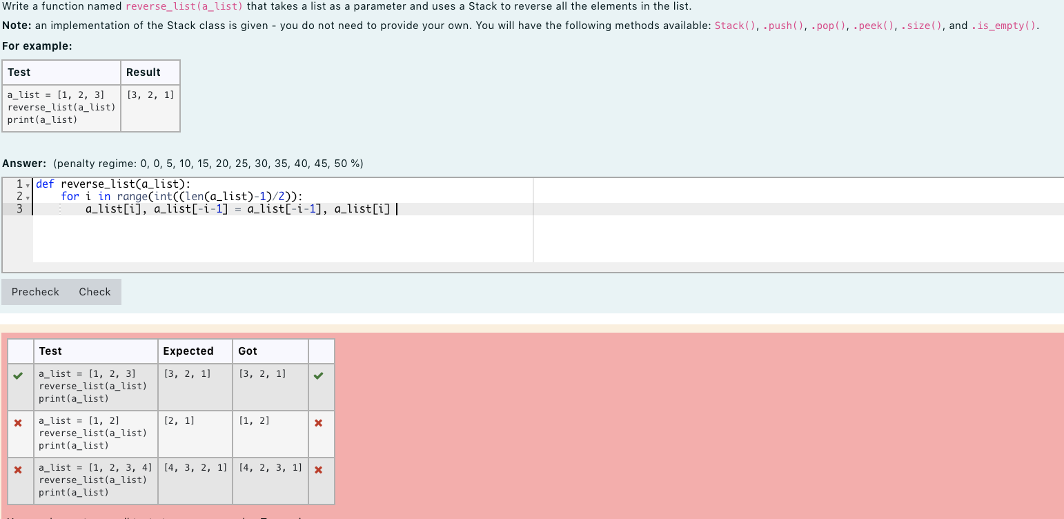 Solved Write a function named reverse_list(a_list) that | Chegg.com