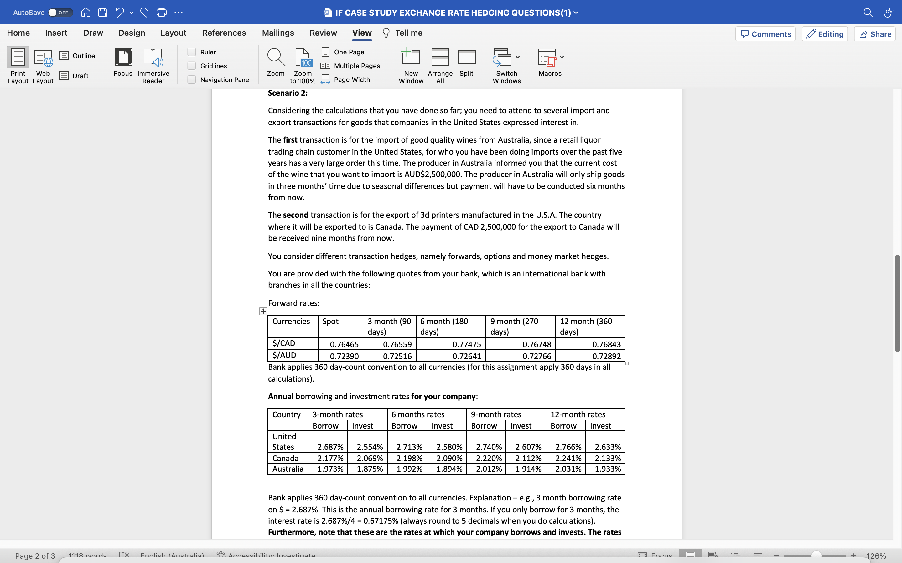 Solved c. Compare the forward quotes, money market hedges | Chegg.com