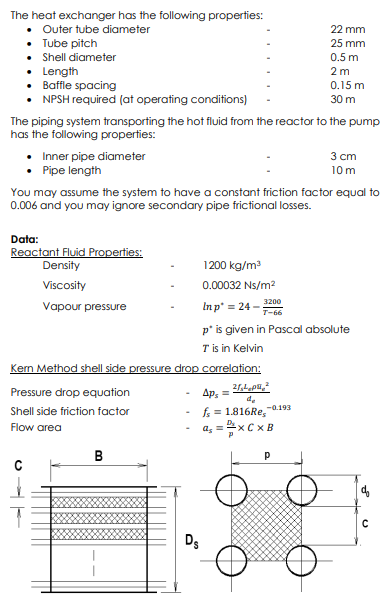 10kg S Of Fluid From A Hot Reaction Operating At 11 5 Chegg Com