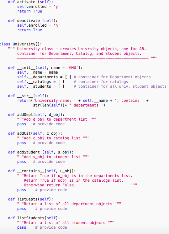 Python: Please see the screenshot and modify it | Chegg.com