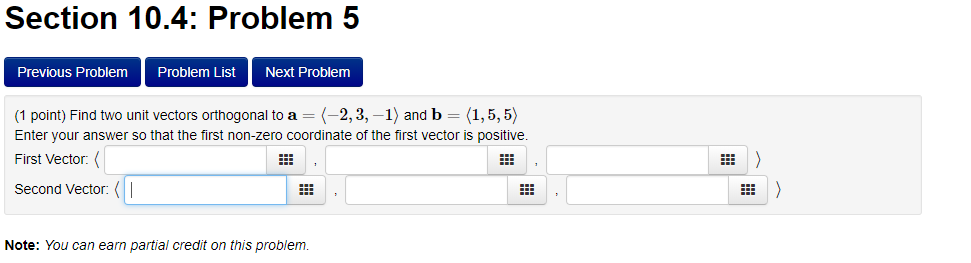 Solved Section 10.4: Problem 5 Previous Problem Problem List | Chegg.com