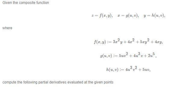 Given The Composite Function Chegg Com