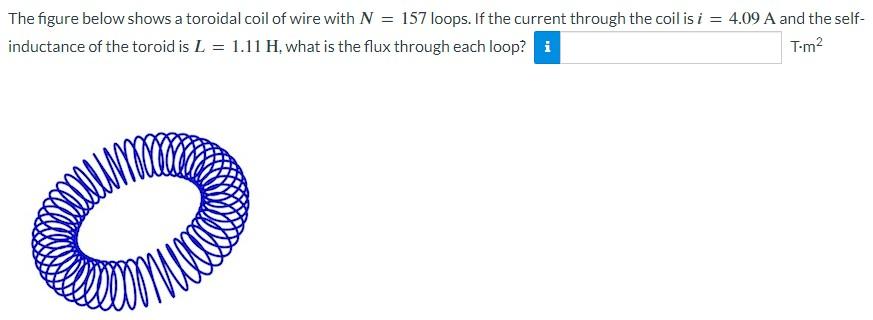 Solved The figure below shows a toroidal coil of wire with | Chegg.com