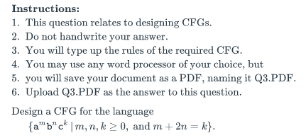 Solved Instructions: 1. This question relates to designing | Chegg.com