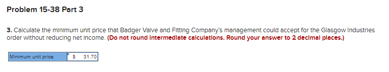 Solved 00 8 Part 4 of 4 Required Information Problem 15-38 | Chegg.com
