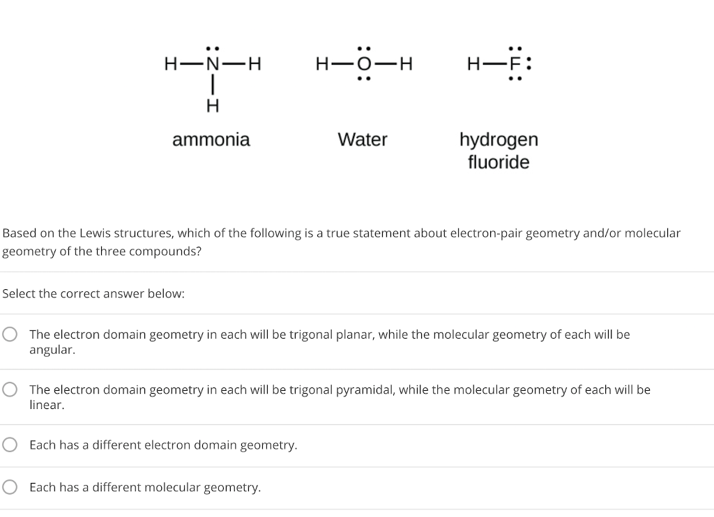 Hf Molecular Geometry