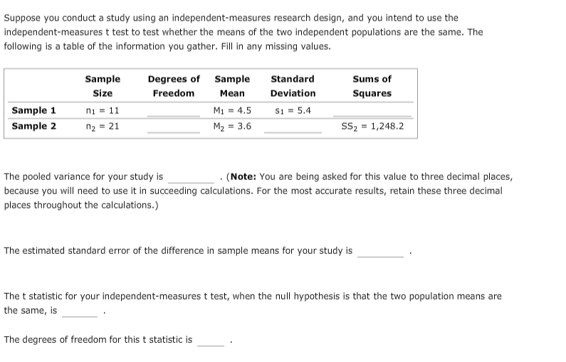 Solved Suppose you conduct a study using an | Chegg.com