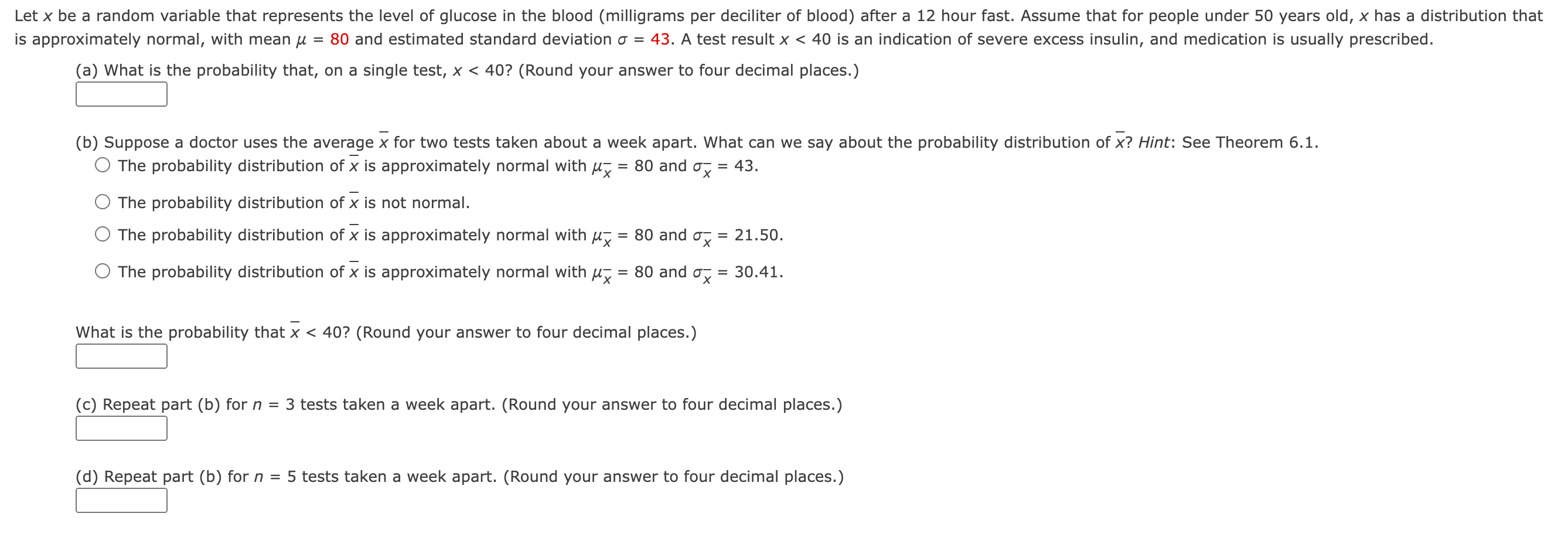 Solved (a) What is the probability that, on a single test, | Chegg.com