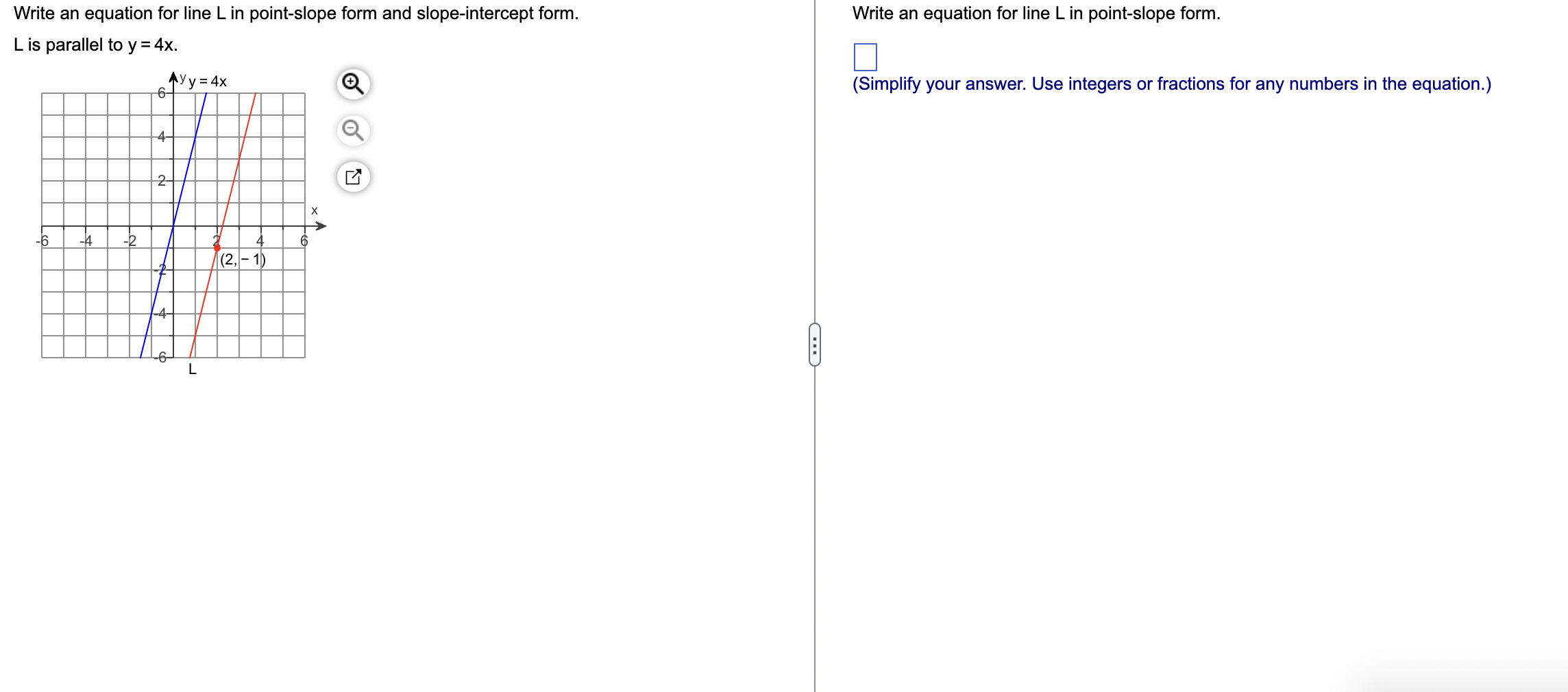 solved-write-an-equation-for-line-l-in-point-slope-chegg