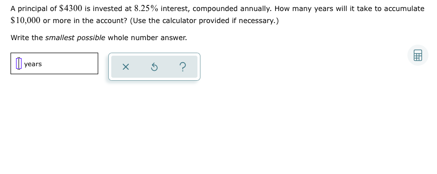 solved-a-principal-of-4300-is-invested-at-8-25-interest-chegg