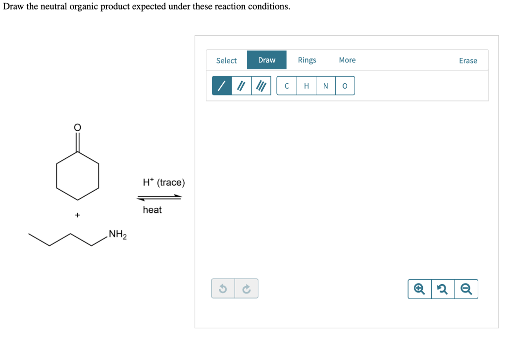 Solved Draw the neutral organic product expected under these