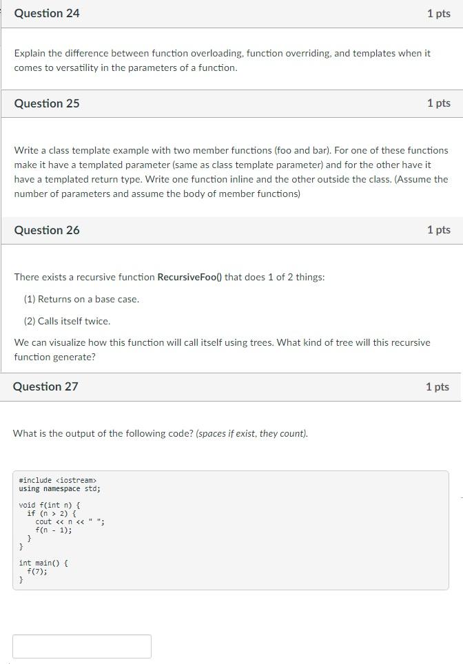 Solved Question 24 1 pts Explain the difference between | Chegg.com