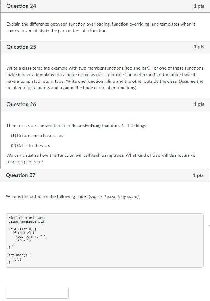 Overloading and Overriding in C++