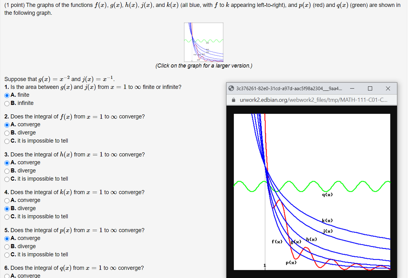Solved For Question 6 The Last Two Options Are Diverge A Chegg Com