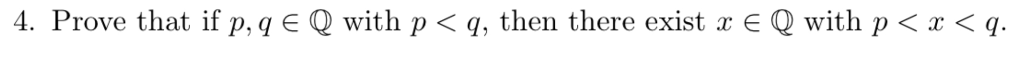 Solved 4. Prove that if p,q∈Q with p | Chegg.com