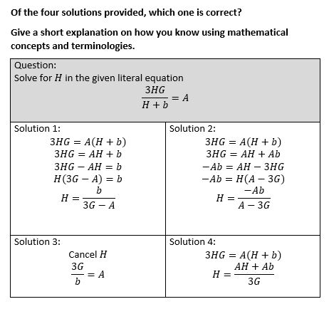 Solved Of the four solutions provided, which one is correct? | Chegg.com
