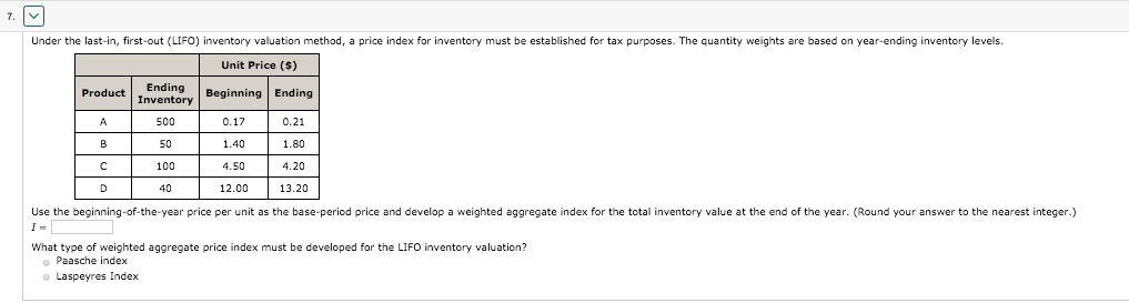 Solved Under The Last-in, First-out (LIFO) Inventory | Chegg.com