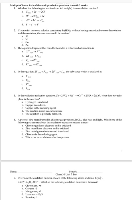Solved Multiple Choice: Each of the multiple choice | Chegg.com
