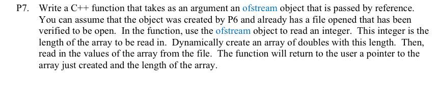 Solved 6. You are to write a C++ function that given the | Chegg.com