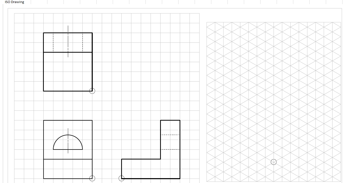 orthographic grid paper