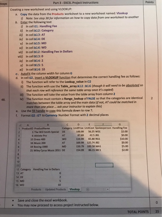 solved-points-steps-part-3-excel-project-instructions-chegg