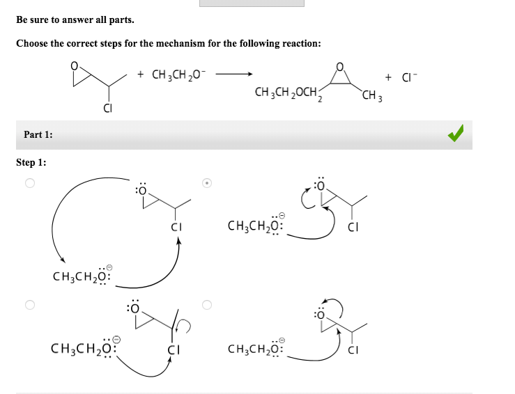 Sure definition. Draw the Reaction mechanisms Step by Step.