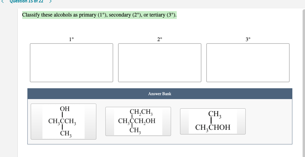 Solved Classify These Alcohols As Primary Secondary Chegg Com