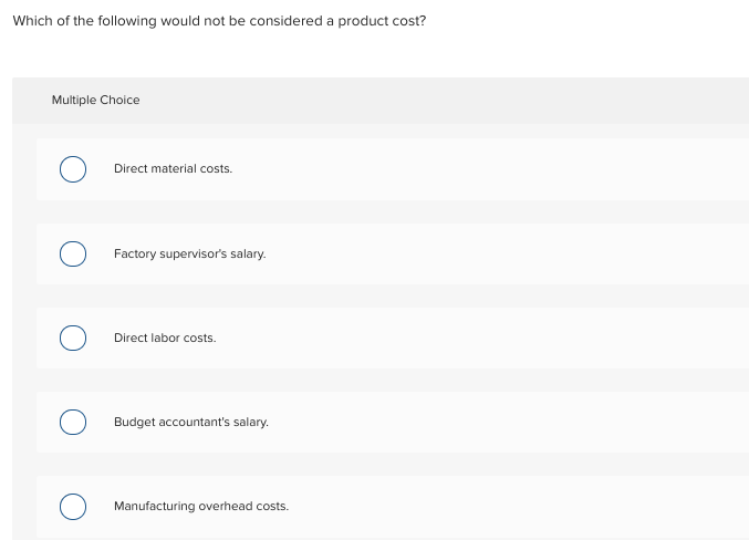 Solved Which of the following would not be considered a | Chegg.com