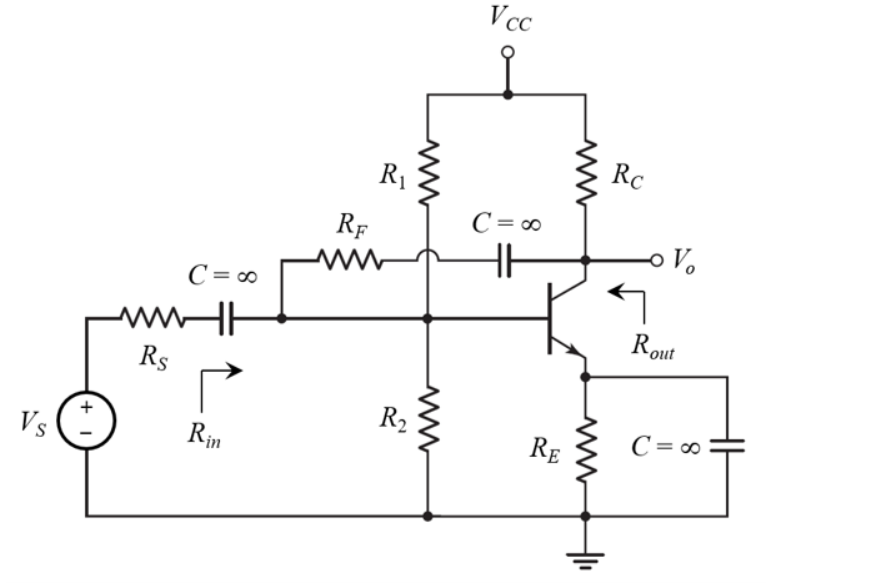 Solved For the amplifier circuit shown below, the transistor | Chegg.com