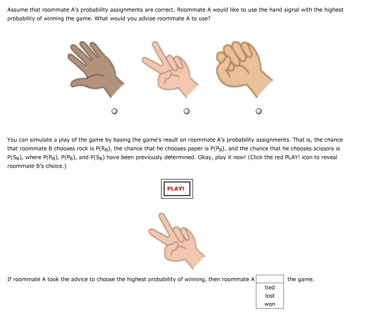 Solved 3. Rockpaperscissors 2 A common way for two people