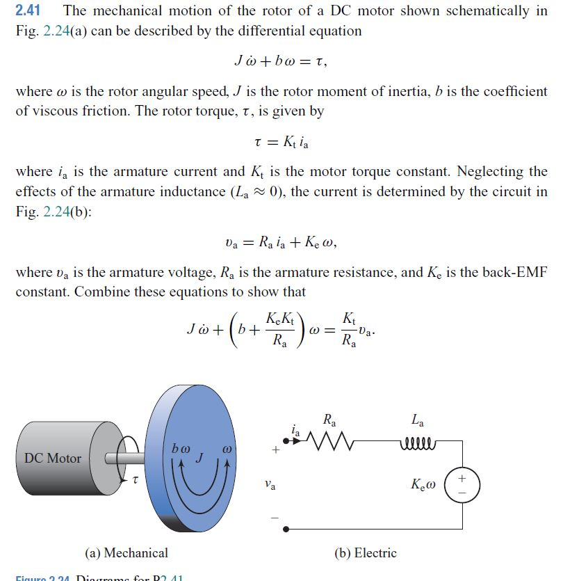 Solved 2.43 The firstorder ordinary differential equation