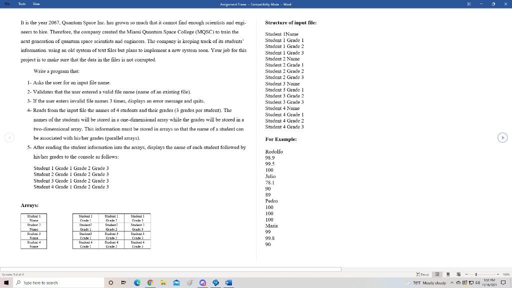 Solved File Tools View Ansignment Snru Compartiity Made Word | Chegg.com