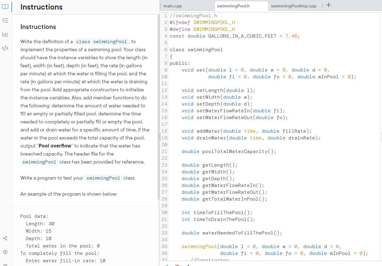 Solved For this assignment, you are writing the | Chegg.com