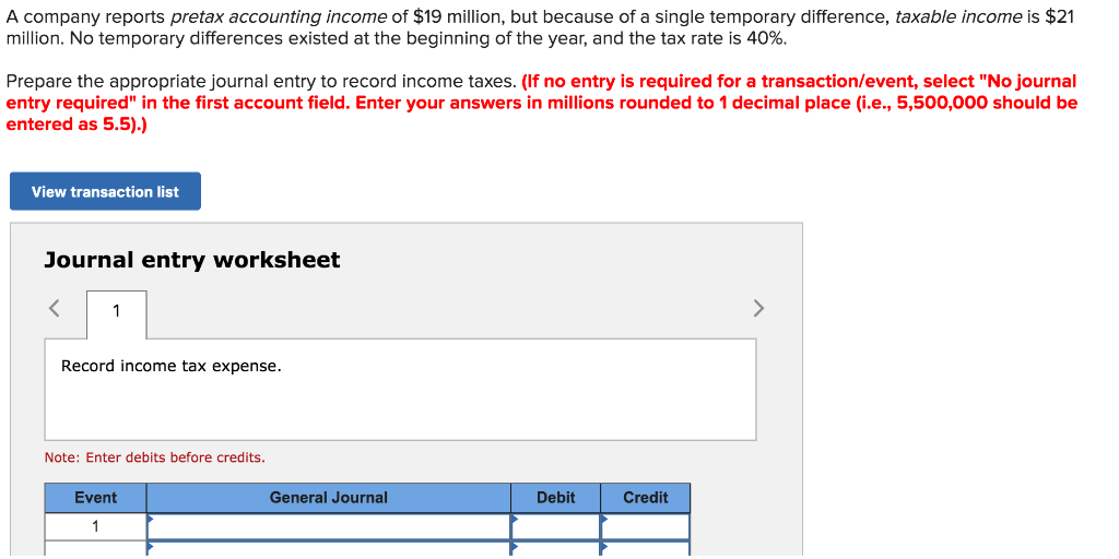 Solved A Company Reports Pretax Accounting Income Of $19 | Chegg.com