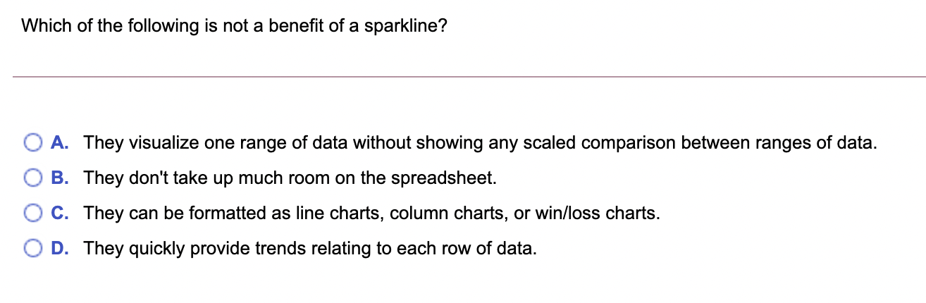 Solved Which of the following is not a benefit of a | Chegg.com