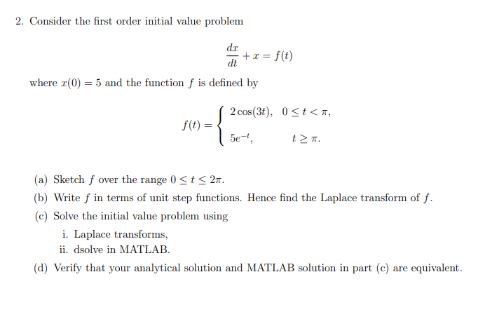 Solved Question C) and D) matlab answer please ! ! ! Not the | Chegg.com