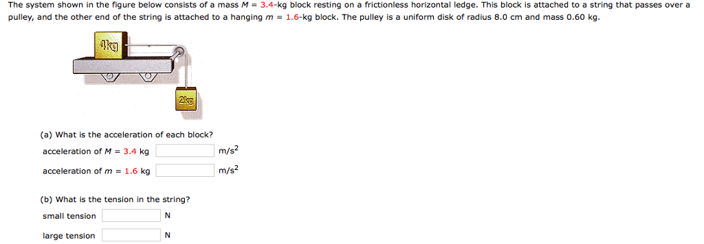 Solved The system shown in the figure below consists of a | Chegg.com